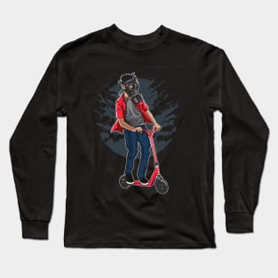 Gas Mask Scooter Long Sleeve T-Shirt